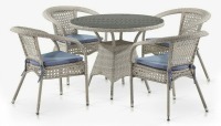 Набор уличный Лион-1C T220CT/Y32-W85 Latte 4Pcs (4+1) AFN_T220CT-Y32-W85_Latte_4Pcs