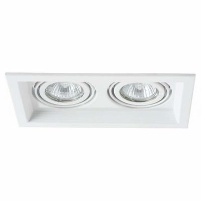 Встраиваемый светильник Arte Lamp Canis A6661PL-2WH AR_A6661PL-2WH