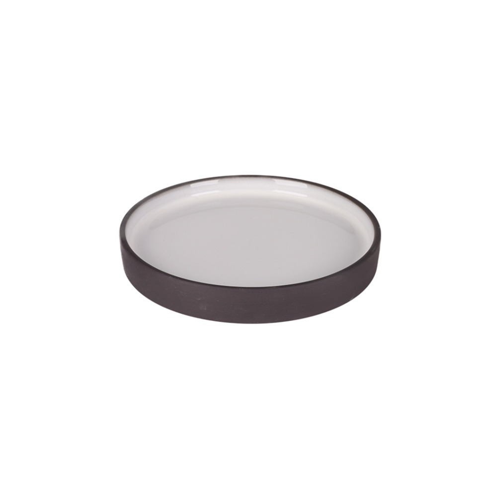 Фото Тарелка E735-P-08184/21, 21 см, керамика, grey, ROOMERS TABLEWARE - интернет-магазин МегаТерем в Москве