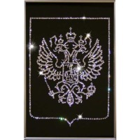 Картина Герб малый с кристаллами Swarovski (1078)