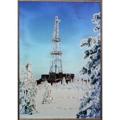 Картина Нефтяная вышка с кр...