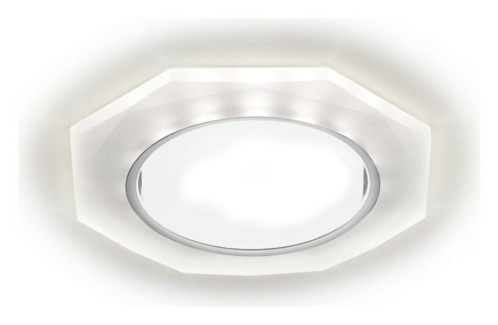 Фото Встраиваемый светильник Ambrella Light G G216 CH/WH AMBR_G216_CH_WH - интернет-магазин МегаТерем в Москве