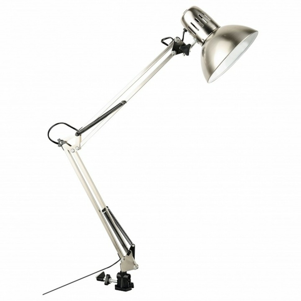 Фото Настольная лампа офисная Arte Lamp Senior A6068LT-1SS AR_A6068LT-1SS - интернет-магазин МегаТерем в Москве