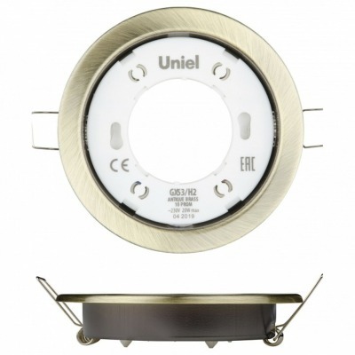 Встраиваемый светильник Uniel GX53-H2 UL-00005056 UL_UL-00005056