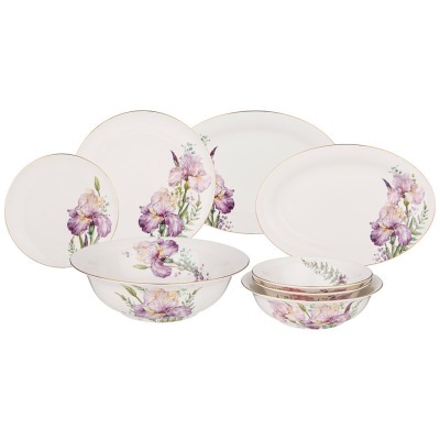 Сервиз обеденный lefard "irises" на 6 пер. 23 пр. (590-471) 