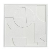 Панно декоративное с эффектом 3d Минимализм, с белой рамой, 60х60 см (77480)