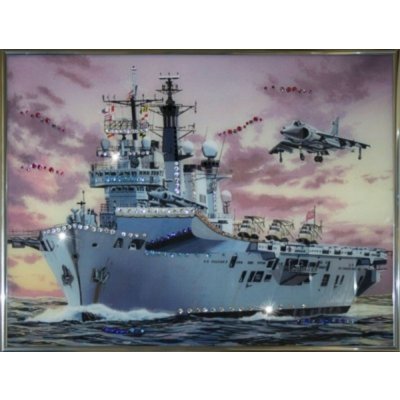 Картина Военный корабль с к...