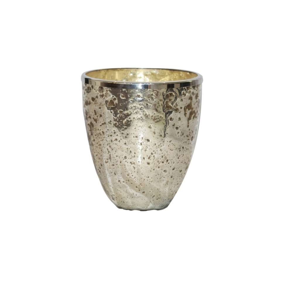 Фото Подсвечник Ksa/5472, 16, стекло, металл, solid silver stone, ROOMERS FURNITURE - интернет-магазин МегаТерем в Москве