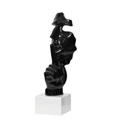 D4816(черн.) Статуэтка Молч...