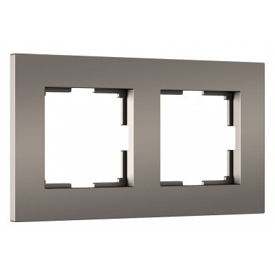 Рамка на 2 поста Werkel Slab (бронза софт) W0022963 WRK_a062812