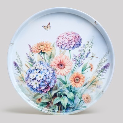 Поднос сервировочный agness "floral eden" 33*2,1 см (898-246) 