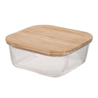 Контейнер для запекания и хранения eco store с крышкой из бамбука, 320 мл (73376)