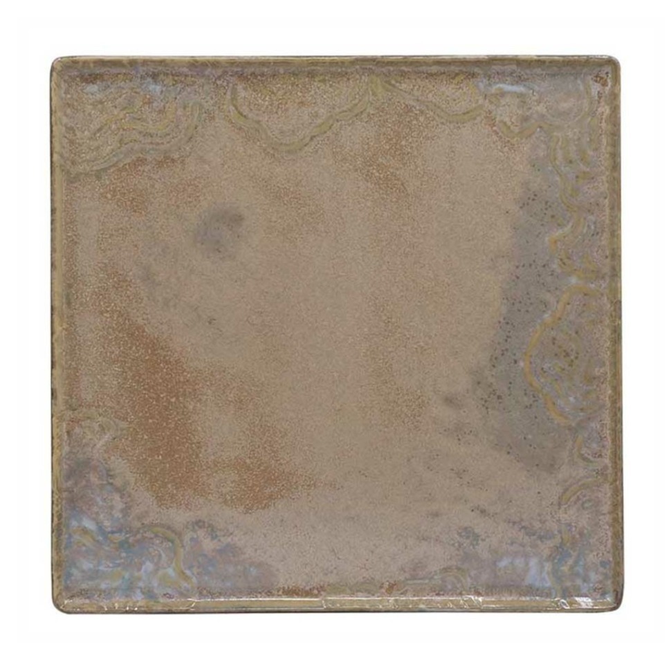 Фото Блюдо L9710-ST-IVES-B(BS-BLACK), каменная керамика, Brown, ROOMERS TABLEWARE - интернет-магазин МегаТерем в Москве