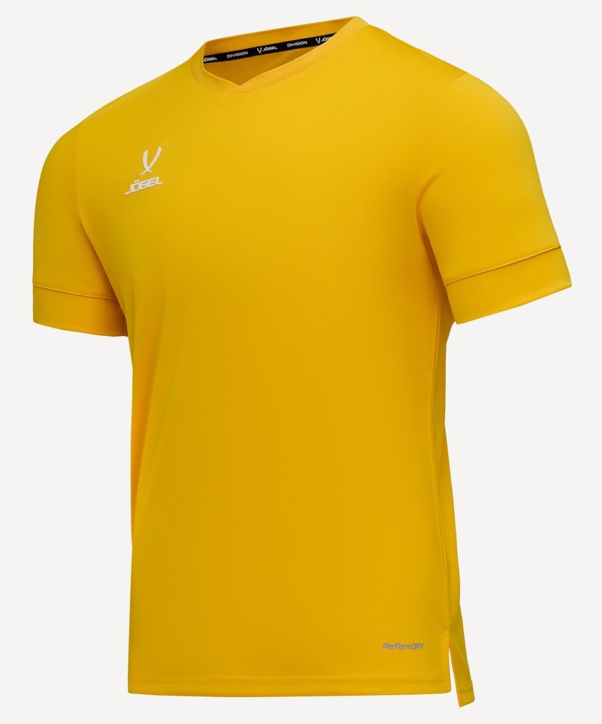 Фото Футболка игровая JOGEL DIVISION PerFormDRY Union Jersey, желтый (2111828) - интернет-магазин МегаТерем в Москве