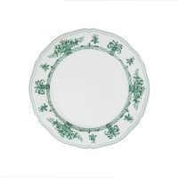Тарелка LANT032VD003265СНЯТО, 26,5 см, фарфор, white, green, LE COQ