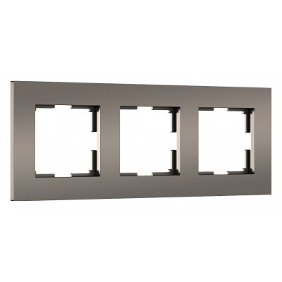 Рамка на 3 поста Werkel Slab (бронза софт) W0032963 WRK_a062814