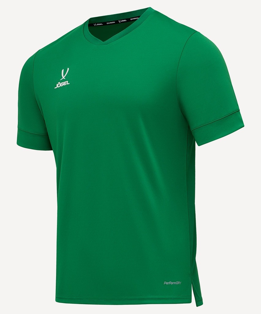 Фото Футболка игровая JOGEL DIVISION PerFormDRY Union Jersey, зеленый (2111802) - интернет-магазин МегаТерем в Москве