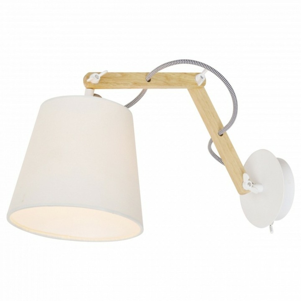 Фото Бра Arte Lamp Pinocchio A5700AP-1WH AR_A5700AP-1WH - интернет-магазин МегаТерем в Москве