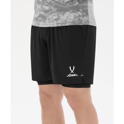 Шорты вратарские с защитой JOGEL ScalePad Goalkeeper Shorts, черный (2119438)