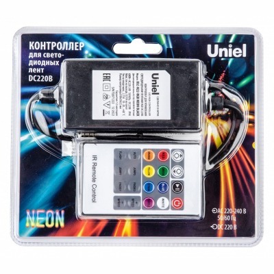 Контроллер-регулятор цвета RGB с пультом ДУ Uniel ULC-N22-RGB UL-00010579 UL_UL-00010579