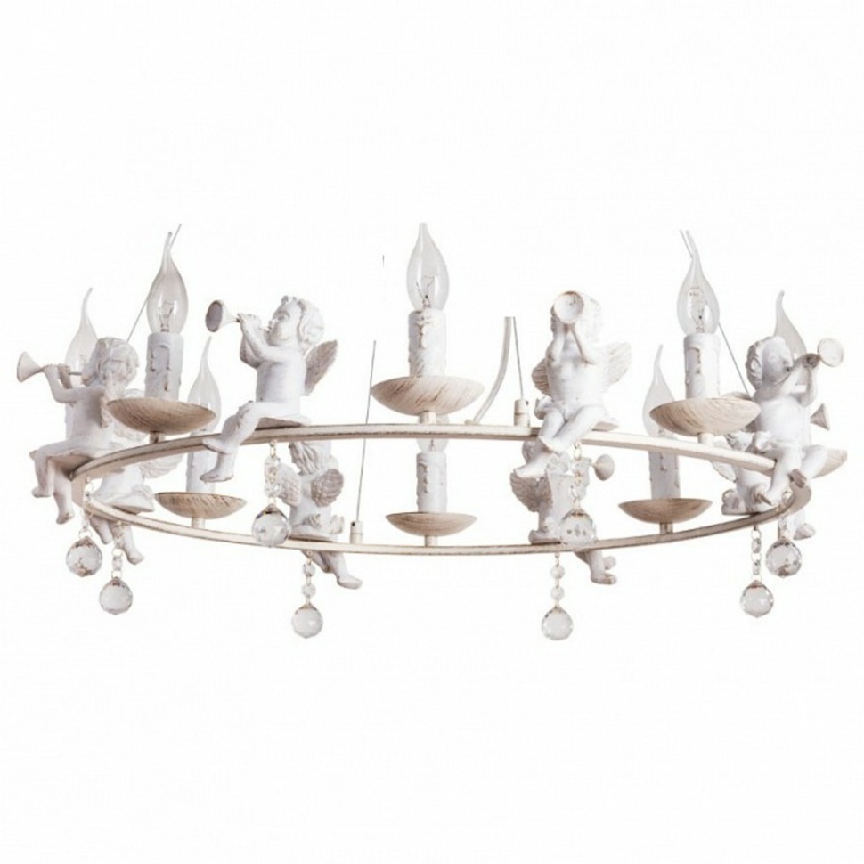 Фото Подвесная люстра Arte Lamp Amur A1133SP-8WG AR_A1133SP-8WG - интернет-магазин МегаТерем в Москве