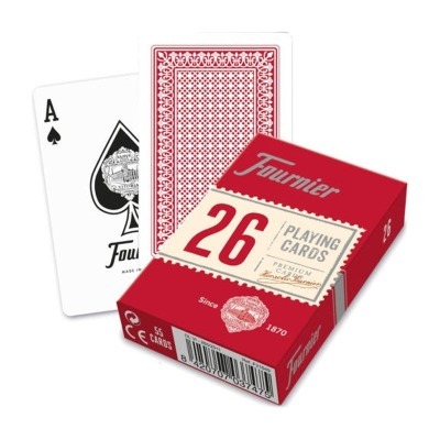 Карты "Fournier no 26 (bridge size) red" (64795)