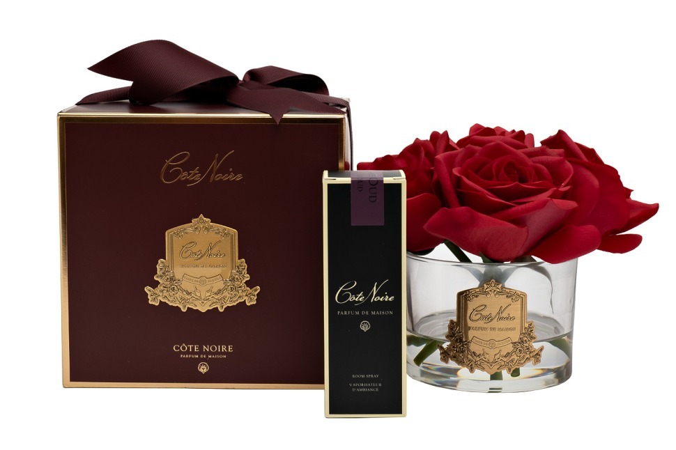 Фото Диффузор Пять красных роз (Five Rose Red), спрей Старинная Роза (Rose Oud) 10мл в упак. (TT-00012712) - интернет-магазин МегаТерем в Москве