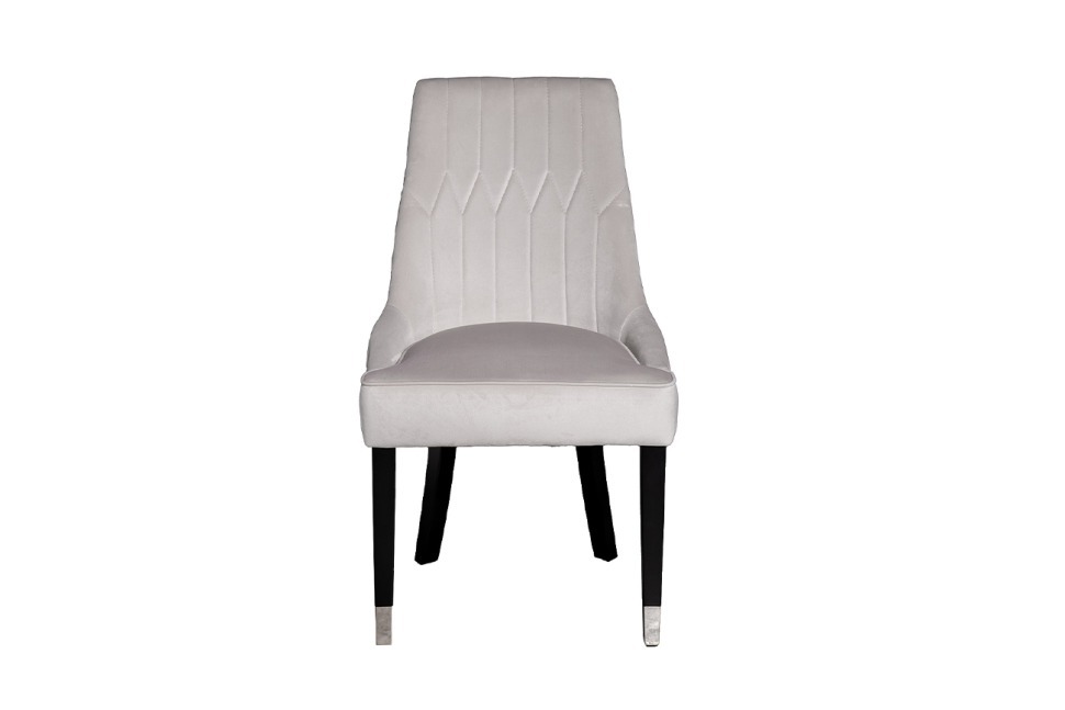 Фото Стул Элегантный(Elegante) велюр св.серый Colt030-SVSER 56*65*101см (TT-00016789) - интернет-магазин МегаТерем в Москве