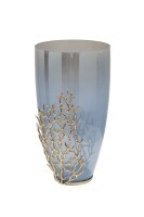 Ваза декор.стеклянная "Коралл (Coral)" 20*19,5*37см (TT-00011233)