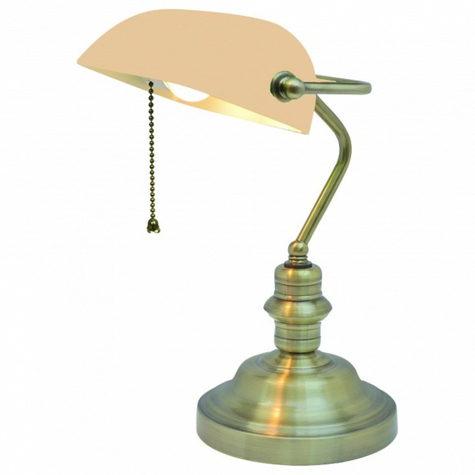 Фото Настольная лампа офисная Arte Lamp Banker A2493LT-1AB AR_A2493LT-1AB - интернет-магазин МегаТерем в Москве