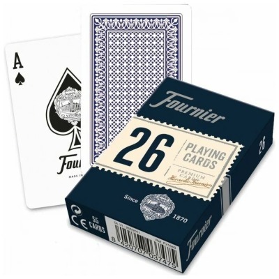 Карты "Fournier no 26 (bridge size) blue" (64796)