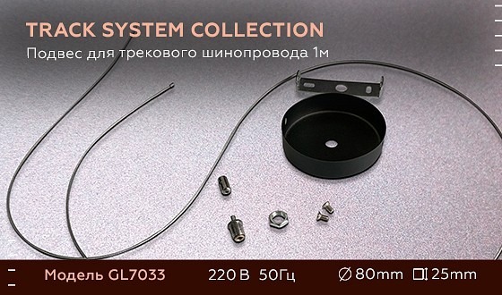 Фото Подвес для трека Ambrella Light GL GL7033 AMBR_GL7033 - интернет-магазин МегаТерем в Москве