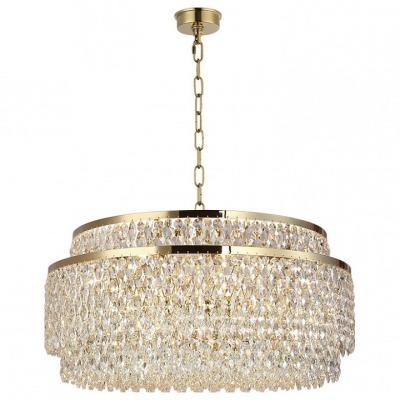 Подвесная люстра Newport TIFFANY 8530/80 C gold polished NWP_M0070716