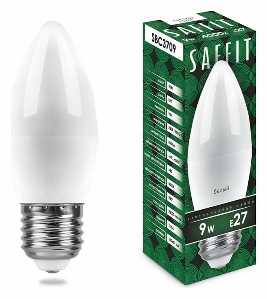 Фото Лампа светодиодная Feron Saffit SBC3709 E27 9Вт 4000K 55129 FE_55129 - интернет-магазин МегаТерем в Москве