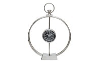 Часы настольные цвет хром d33см (TT-00011210)