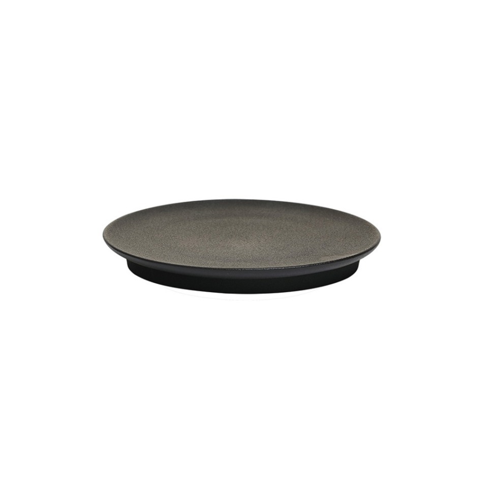 Фото Тарелка L9716-ZINI, 25 см, каменная керамика, Black, ROOMERS TABLEWARE - интернет-магазин МегаТерем в Москве