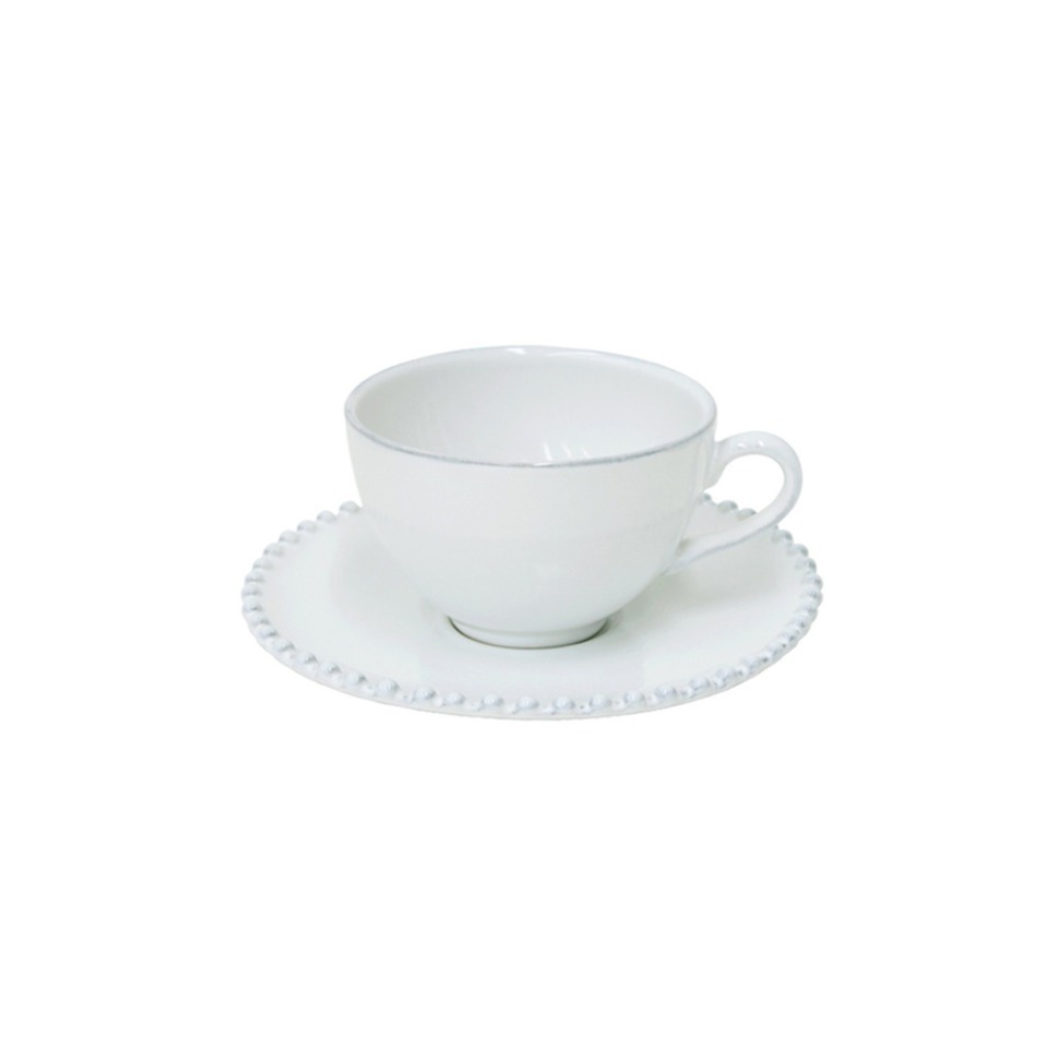 Фото Чайная пара PECS04-WHI(PECS04-02202F), 17.1, керамика, white, Costa Nova - интернет-магазин МегаТерем в Москве