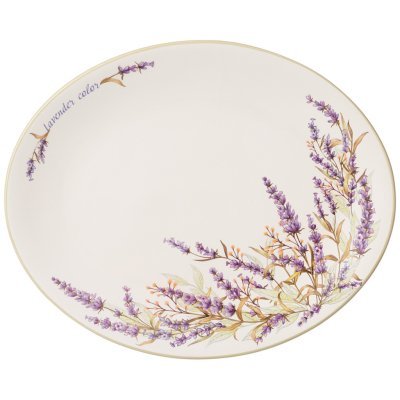 Блюдо овальное "душа прованса" 31,5*25,5 см. высота=3 см. Agness (358-2039)