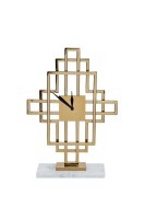Часы настольные на подставке золото h45см (TT-00011212)