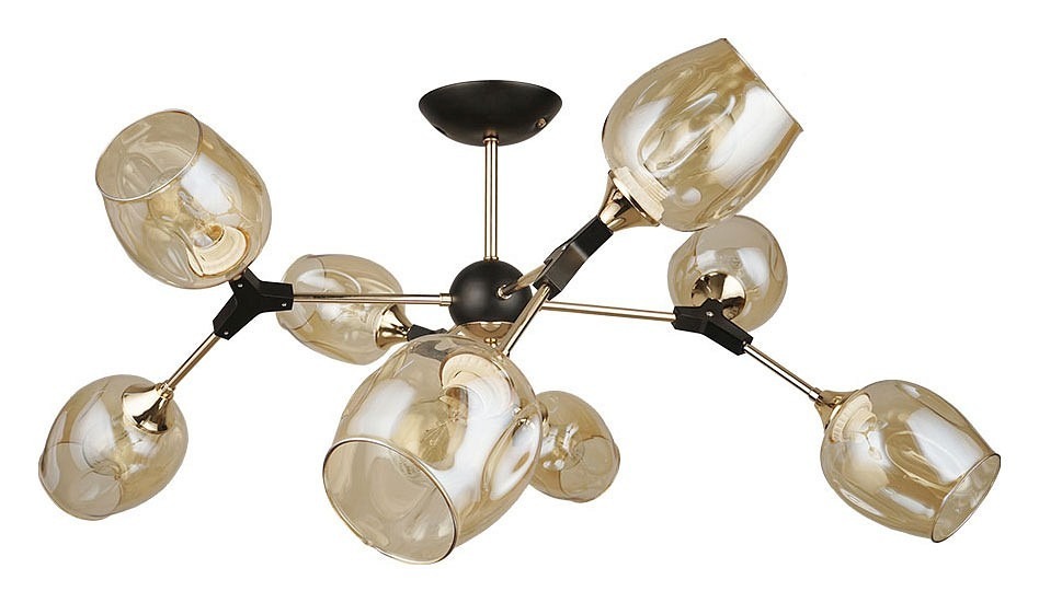 Фото Люстра на штанге Arte Lamp Seppia A4211PL-8BK AR_A4211PL-8BK - интернет-магазин МегаТерем в Москве