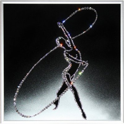 Картина Гимнастка с кристаллами Swarovski (2081)