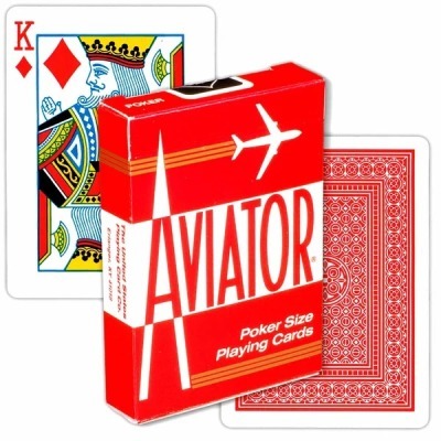 Карты "Аviator Jumbo Index Red" (64651)