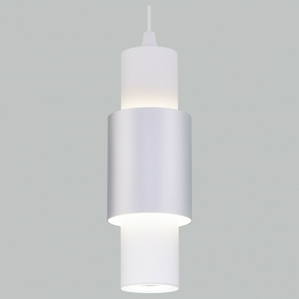 Фото Подвесной светильник Eurosvet Bento 50204/1 LED белый/матовое серебро EV_a051716 - интернет-магазин МегаТерем в Москве