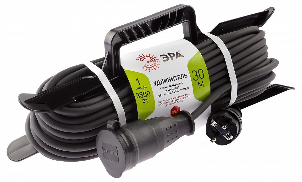 Фото Удлинитель Эра  UFx-1e-3x2,5-30m-IP44(KG) ER_B0050872 - интернет-магазин МегаТерем в Москве