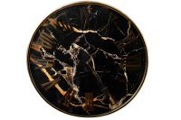 Часы настенные цвет чёрный/золото d51см (TT-00008943)
