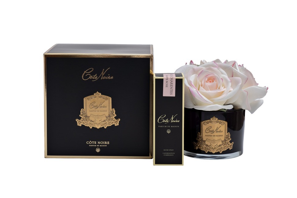 Фото Диффузор Пять кремовых роз(Five Rose Ivory White),спрей Ш.Роза (Charente Rose) 10мл,уп. (TT-00014733) - интернет-магазин МегаТерем в Москве