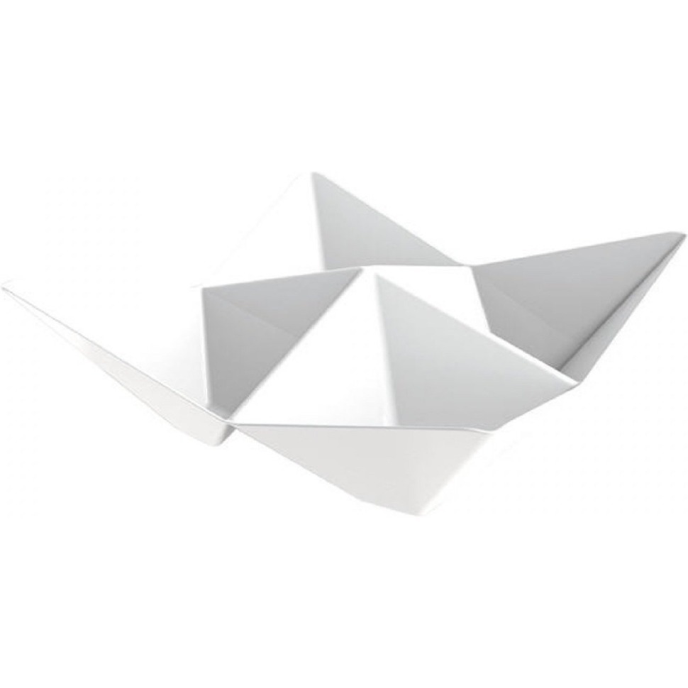 Фото Viejo Valle Набор тарелок для фуршета Origami белые, 25 шт V8846111-11 - интернет-магазин МегаТерем в Москве
