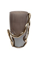 Ваза декор.стеклянная "Поток (Flow)" 24*19,5*36см (TT-00011241)