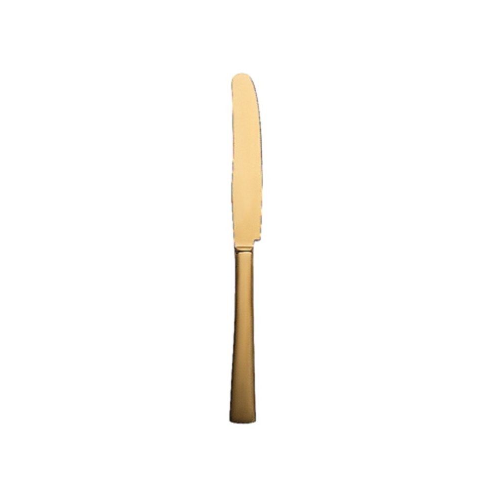 Фото Нож десертный 200200412160000006, нержавеющая сталь 18/0, CBT+PVD, gold, HERDMAR - интернет-магазин МегаТерем в Москве