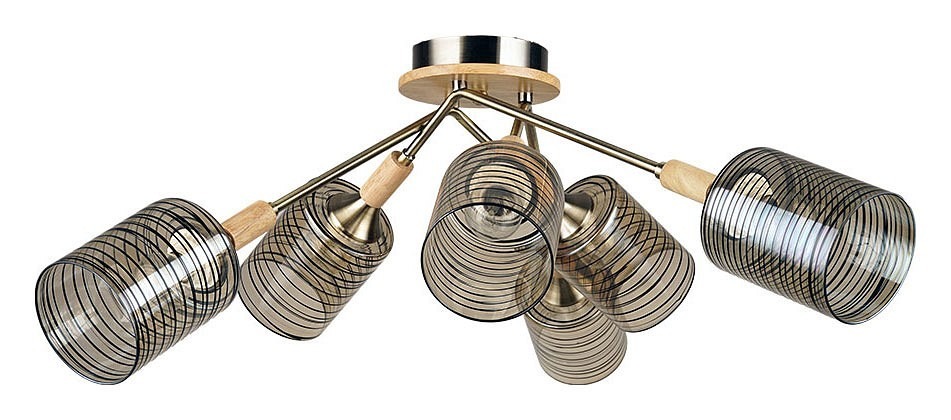 Фото Потолочная люстра Arte Lamp Maria A4536PL-6AB AR_A4536PL-6AB - интернет-магазин МегаТерем в Москве